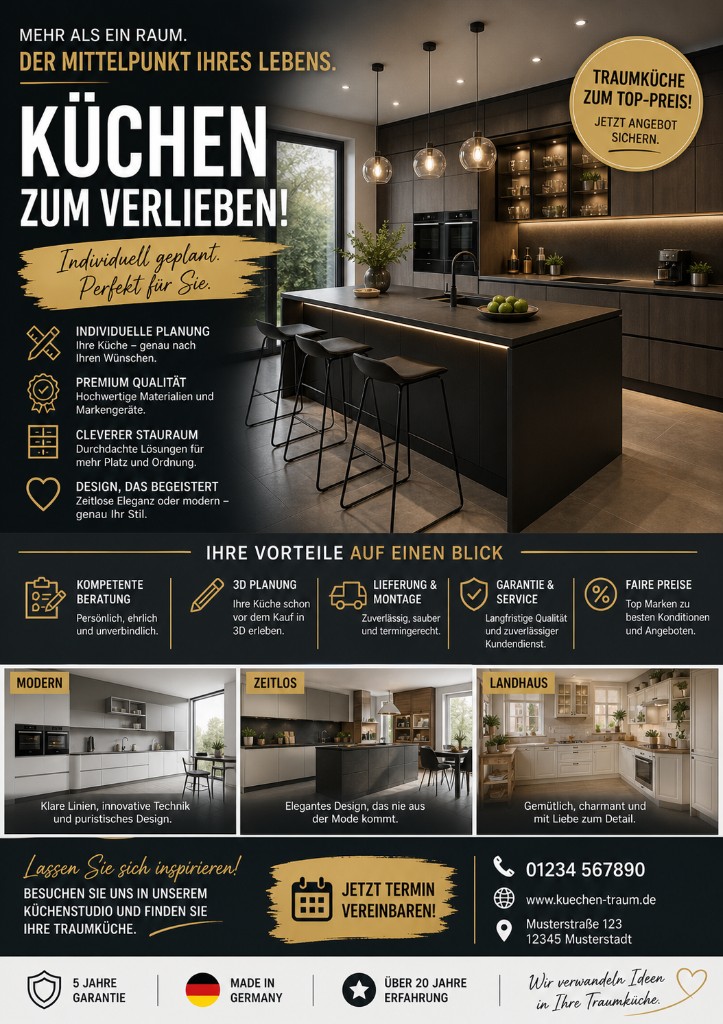 Print-Referenz: Schützenfest-Flyer mit dreitägigem Programm, Traditionsmotiven und Veranstaltungsdetails